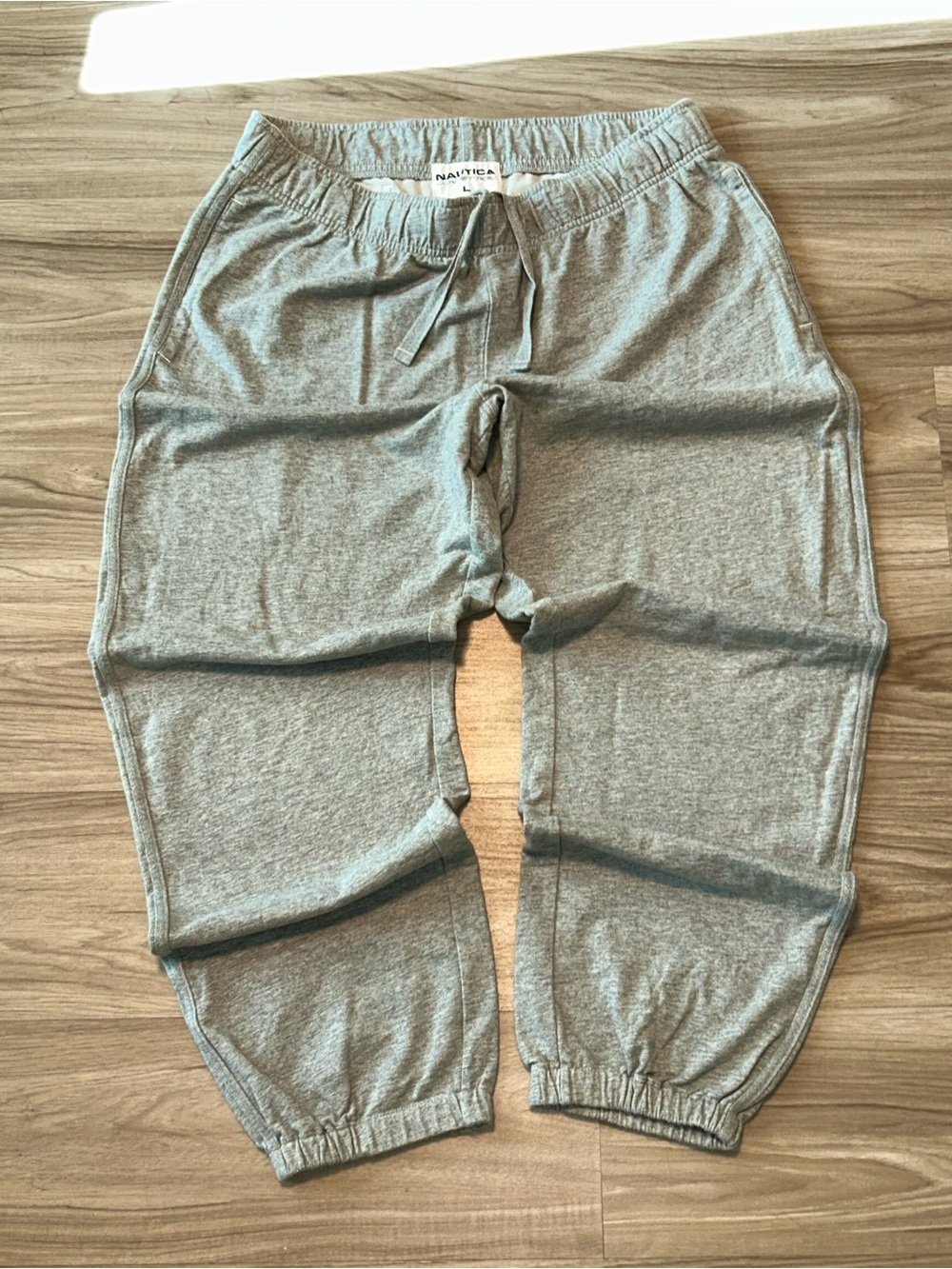 Nautica Competition Men’s Soft Jersey Knit Drawstring Lounge Pants large